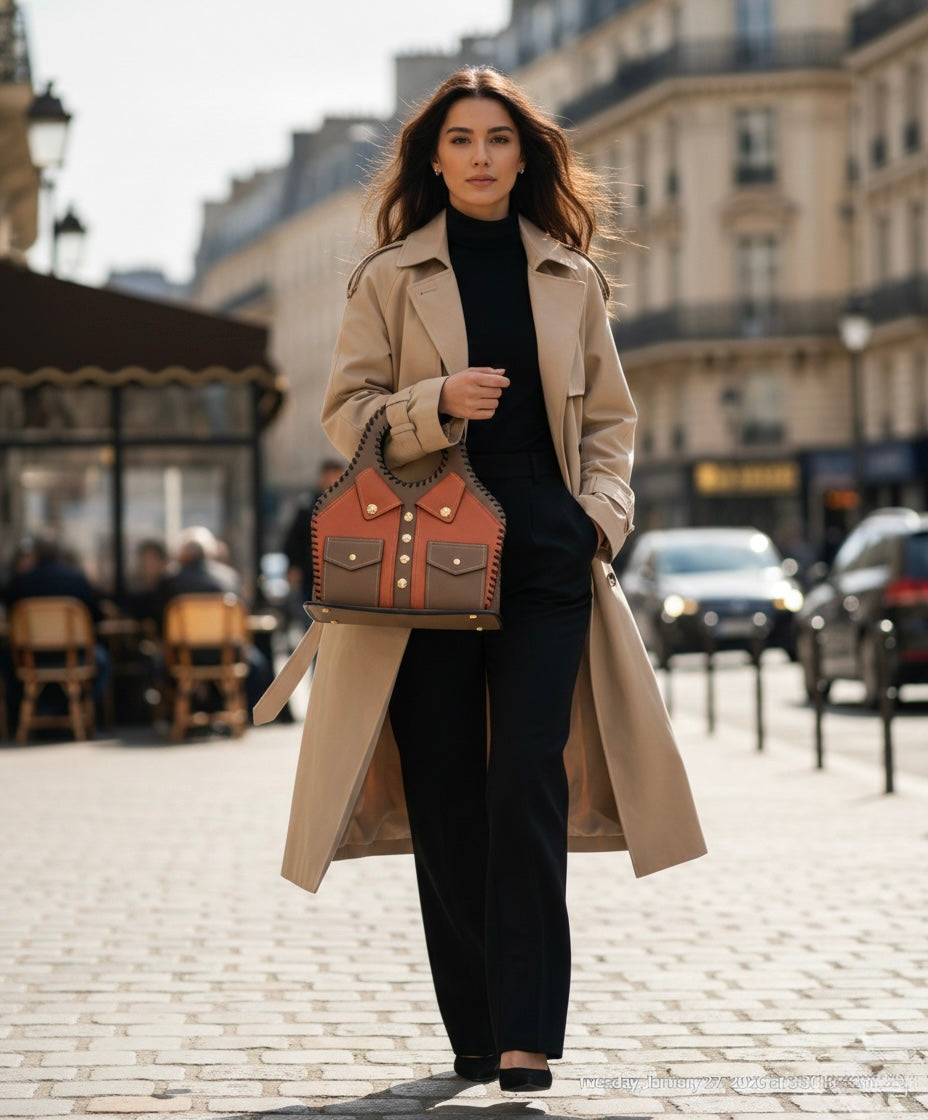 Sartorial Elegance: "Shirt" Bag